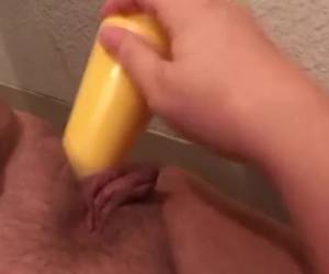 oír cómo su coño peludo sop mientras mastubatingg