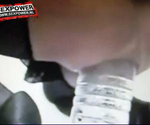 griego porno, anal puta follando 2 litro botella!